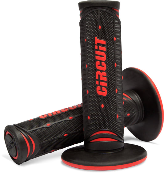 GRIPS - Circuit Equipment JUPITER Racing Grip - Black/Red