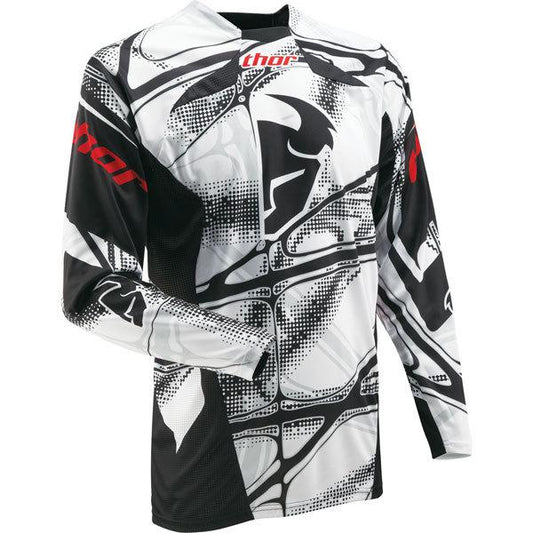 JERSEY - THOR S13 CORE YOUTH - SCORPION WHITE
