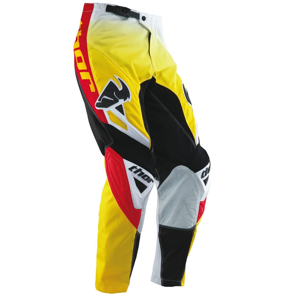PANTS - THOR S13 PANT PHASE STREAK - YELLOW