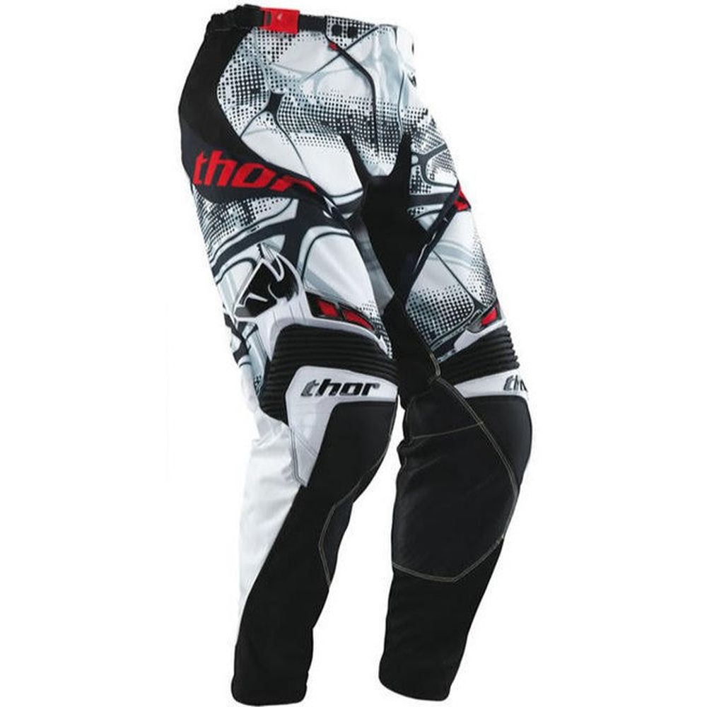 PANTS - THOR S13 PANT YOUTH CORE - SCORPION WHITE