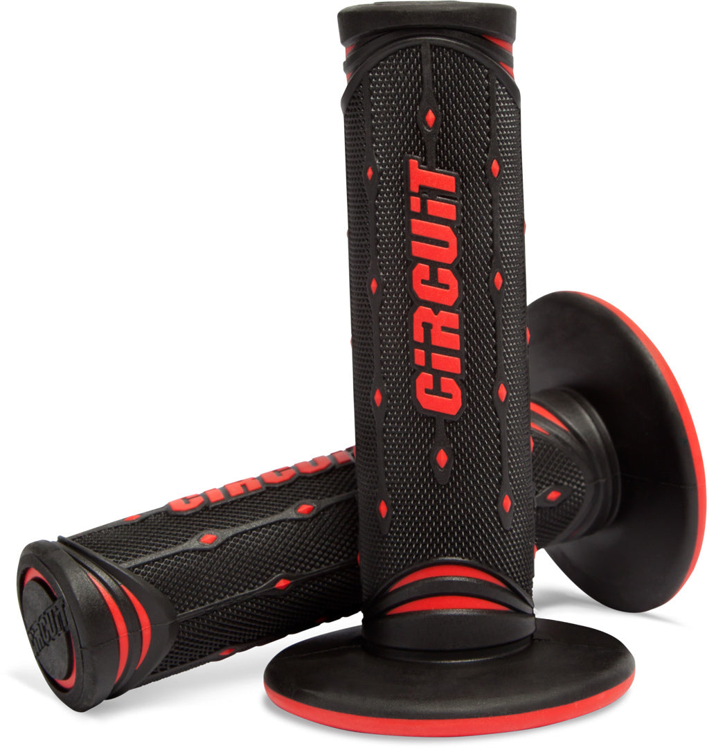 GRIPS - Circuit Equipment JUPITER Racing Grip - Black/Red
