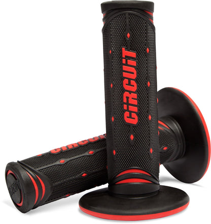 GRIPS - Circuit Equipment JUPITER Racing Grip - Black/Red